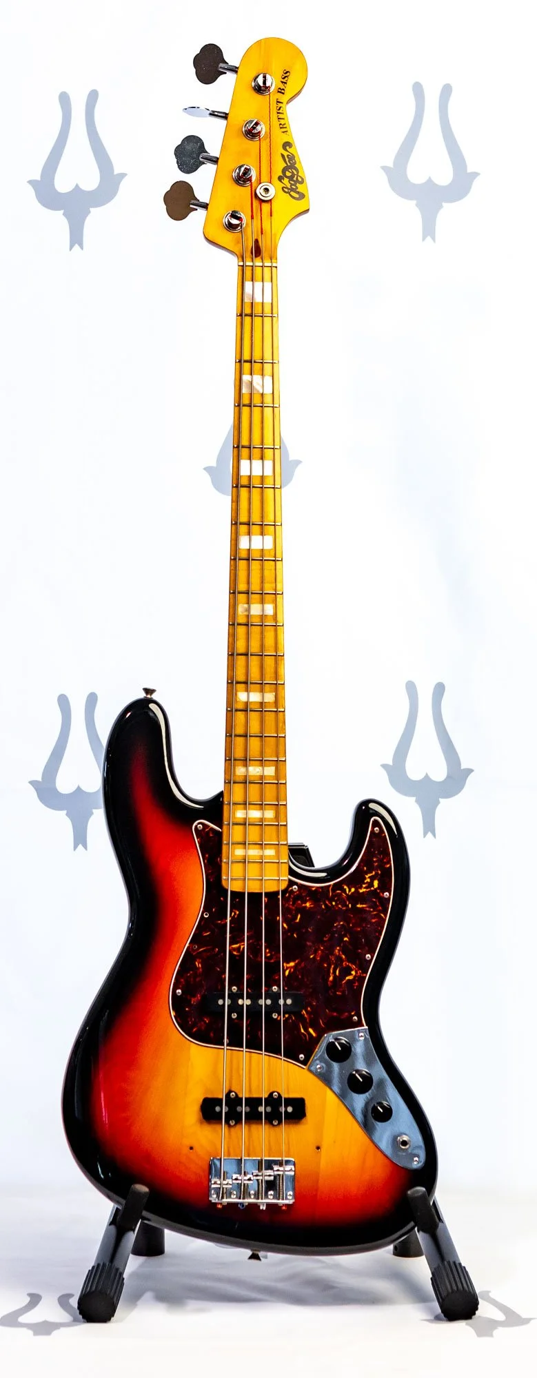 JooDee Artist Series JJB Jazz Bass. JJB-60 in (YS) Yellow Sunburst